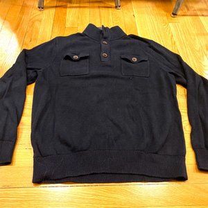 Banana Republic 1/4 Button Knit Sweater - Size Large